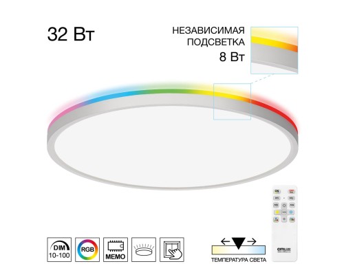 CL749400 NORMA Белый с пультом и RGB