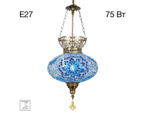 CL419126 Каир Мозаика Синяя Подвес