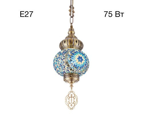 CL419116 Каир Мозаика Синяя Подвес
