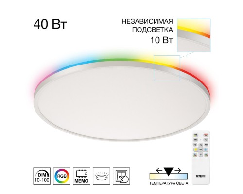 CL749500 NORMA Белый с пультом и RGB