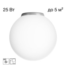 CL941D20B1 RON Накладной Св-к Шар База Хром Мат.