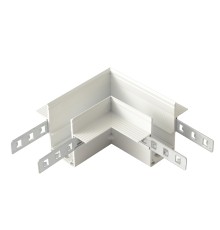 Соединитель для магнитного встраиваемого шинопровода для ГКЛ12,5 мм угловой Crystal Lux CLT 0.223 11 WH