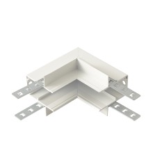 Внутренний соединитель угловой для встраиваемого магнитного шинопровода для ГКЛ12,5 мм Crystal Lux CLT 0.223 13 WH