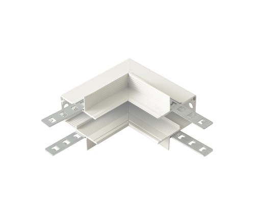 Внутренний соединитель угловой для встраиваемого магнитного шинопровода для ГКЛ12,5 мм Crystal Lux CLT 0.223 13 WH