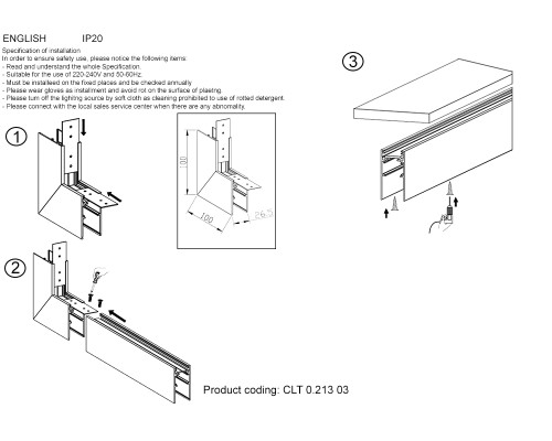 Внешний соединитель угловой для накладного магнитного шинопровода Crystal Lux CLT 0.213 03 BL