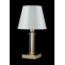 Настольная лампа Crystal Lux NICOLAS LG1 GOLD/WHITE E14 1*60W золото/прозрачный