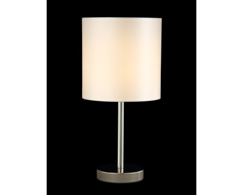 Настольная лампа Crystal Lux SERGIO LG1 NICKEL Е14 1*60W Никель