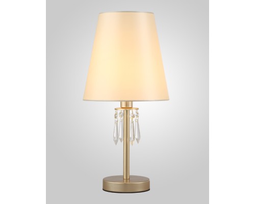 Настольная лампа Crystal Lux RENATA LG1 GOLD E14 1*60W Золотой