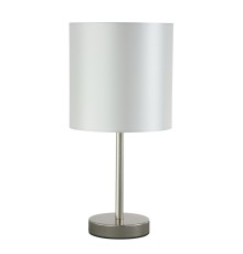 Настольная лампа Crystal Lux SERGIO LG1 NICKEL Е14 1*60W Никель