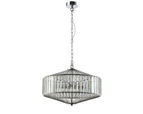 Люстра подвесная Crystal Lux FIESTA SP5 CHROME/TRANSPARENTE E14 5*60W Хром