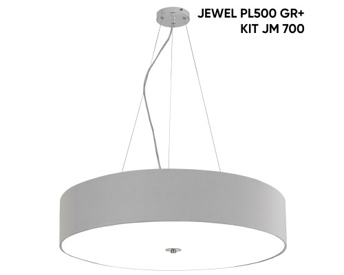 Потолочный светильник Crystal Lux JEWEL PL700 GR хром