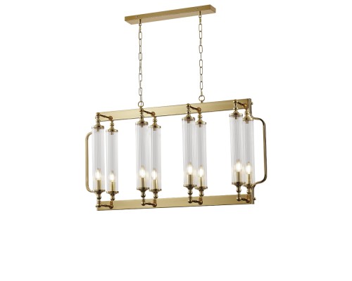 Люстра Crystal Lux TOMAS SP8 L1000 BRASS