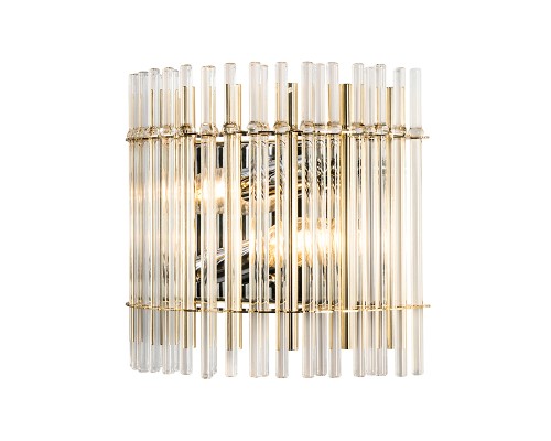 Бра Crystal Lux AURELIO AP2 GOLD+CHROME/TRANSPARENT