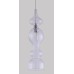 Подвесной светильник Crystal Lux IRIS SP1 A TRANSPARENT Хром