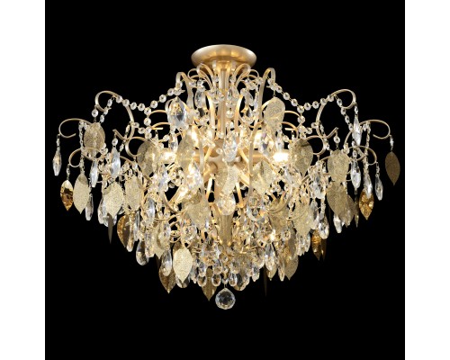 Светильник потолочный Crystal Lux ESMIRALDA PL9 GOLD