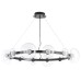 Люстра Crystal Lux BOSQUE SP12 BLACK/TRANSPARENT