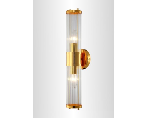 Светильник настенный Crystal Lux SANCHO AP2 GOLD Е14 2*60W Золото