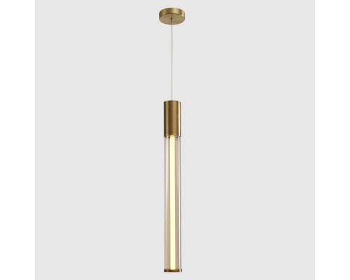 Светильник подвесной Crystal Lux LINEUP SP11W LED BRASS