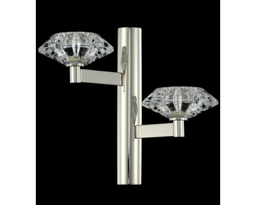 Бра Crystal Lux REBECA AP2 NICKEL G9 2*40W Никель