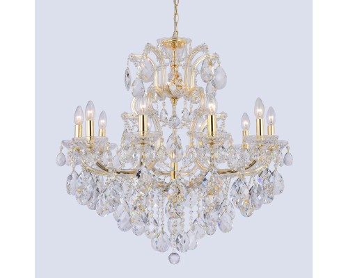 Люстра Crystal Lux ISABEL SP11 GOLD/TRANSPARENT