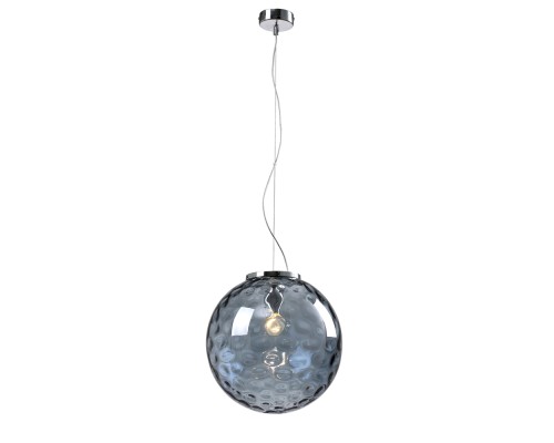 Светильник подвесной Crystal Lux MAYO SP1 D300 CHROME/BLUE E27 1*60W хром