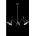 Люстра подвесная Crystal Lux JOVEN SP3 GOLD/BLACK E27 3*60W Золото