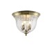 Люстра потолочная Crystal Lux JUGO PL4 BRONZE/TRANSPARENTE E14 4*40W Бронза