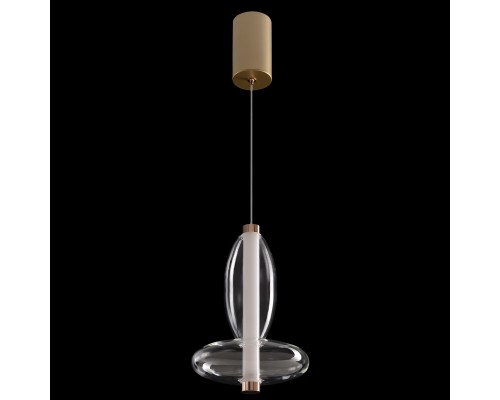 Светильник подвесной Crystal Lux QUASAR SP7W LED TRANSPARENT