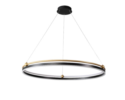 Люстра Crystal Lux FERNANDO SP88W LED BLACK/GOLD