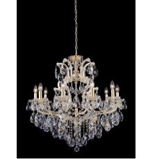 Люстра Crystal Lux ISABEL SP11 GOLD/TRANSPARENT