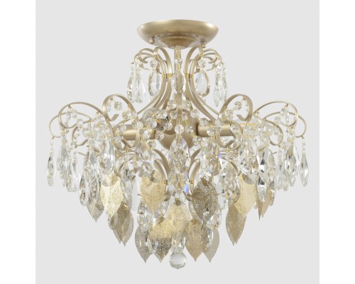 Светильник потолочный Crystal Lux ESMIRALDA PL4 GOLD