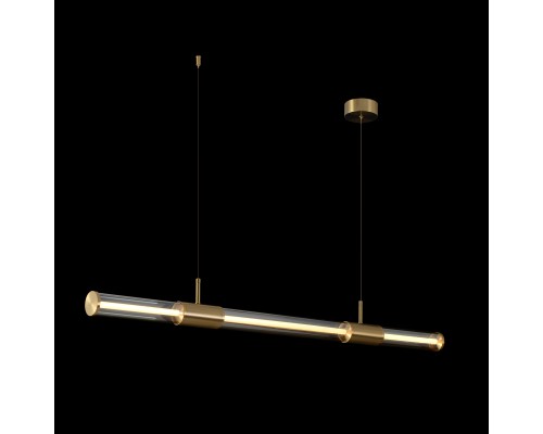 Светильник подвесной Crystal Lux LINEUP SP24W LED BRASS