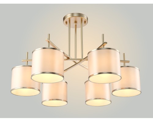 Люстра потолочная Crystal Lux SERGIO PL6 GOLD E14 6*60W Золотой