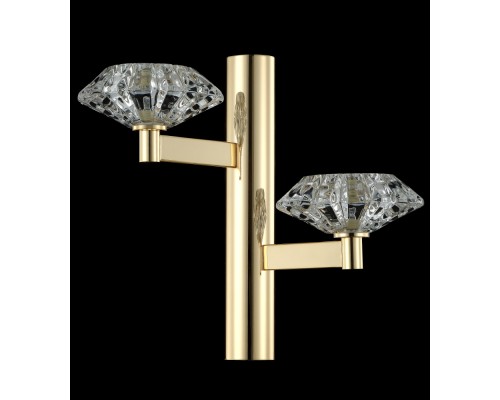 Бра Crystal Lux REBECA AP2 GOLD G9 2*40W Золотой