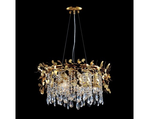 Хрустальная люстра Crystal Lux ROMEO SP6 GOLD D600 золотой