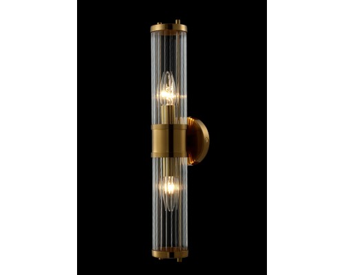 Светильник настенный Crystal Lux SANCHO AP2 BRASS Е14 2*60W Бронза