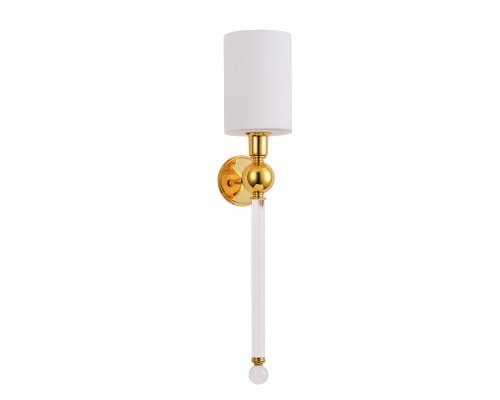 Бра Crystal Lux MIRABELLA AP1 GOLD/WHITE