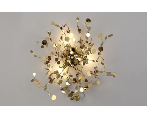 Бра Crystal Lux GARDEN AP-PL3 D400 GOLD