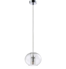 Светильник подвесной Crystal Lux BELEZA SP1 E CHROME G9 1*5W LED хром