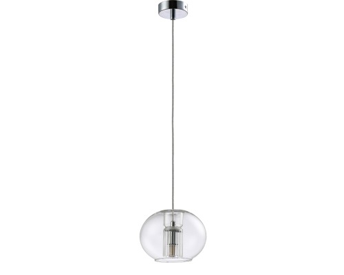 Светильник подвесной Crystal Lux BELEZA SP1 E CHROME G9 1*5W LED хром