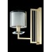 Бра Crystal Lux NICOLAS AP1 GOLD/WHITE E14 1*60W золото/прозрачный