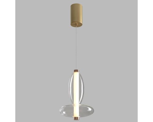 Светильник подвесной Crystal Lux QUASAR SP7W LED TRANSPARENT