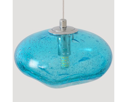 Светильник подвесной Crystal Lux FORMLESS SP1 BLUE