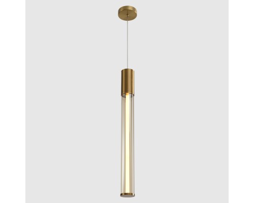 Светильник подвесной Crystal Lux LINEUP SP11W LED BRASS