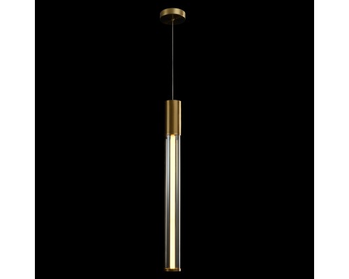 Светильник подвесной Crystal Lux LINEUP SP11W LED BRASS