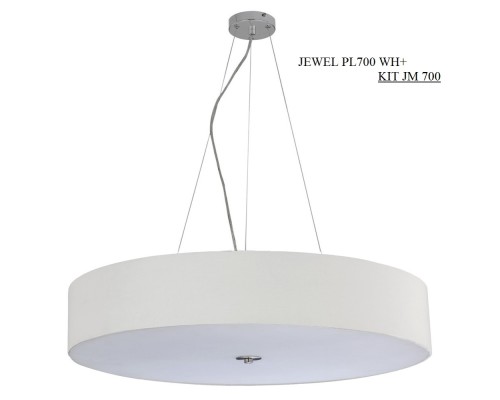 Потолочный светильник Crystal Lux JEWEL PL700 WH хром