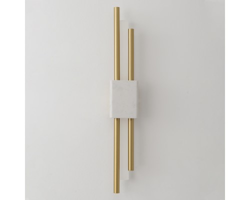 Бра Crystal Lux CARTA AP6W LED WHITE/BRASS