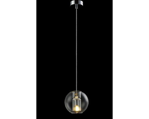 Светильник подвесной Crystal Lux BELEZA SP1 B CHROME G9 1*5W LED хром