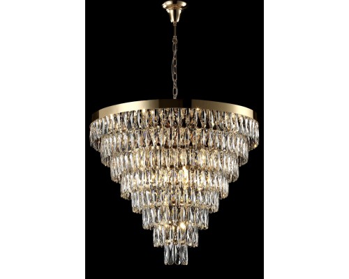 Люстра Crystal Lux ABIGAIL SP22 D820 GOLD/TRANSPARENT