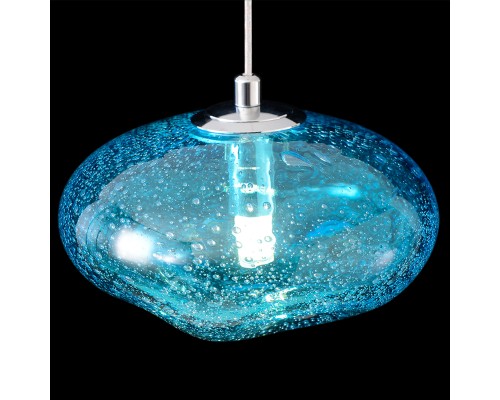 Светильник подвесной Crystal Lux FORMLESS SP1 BLUE